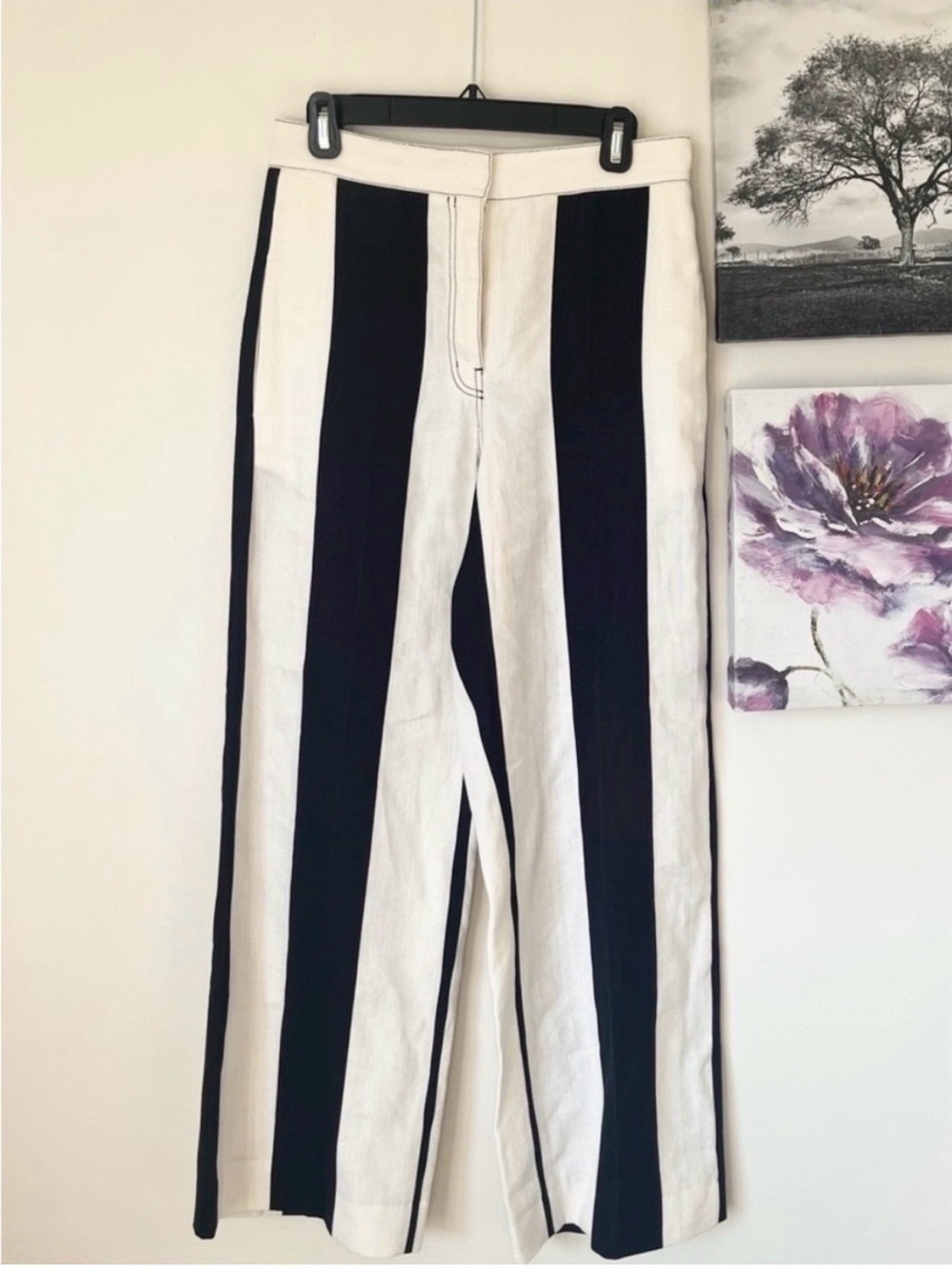 Derek Lam Linen Trousers High waist- Size 6 waist 30 inch